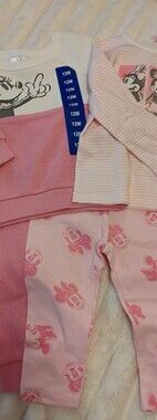 MAD Engine Pink and White Minnie Mouse Kids Matching Sets